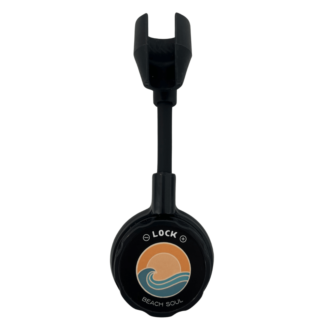 Beach Soul Portable Shower Holder with suction mount and adjustable shower-head cradle