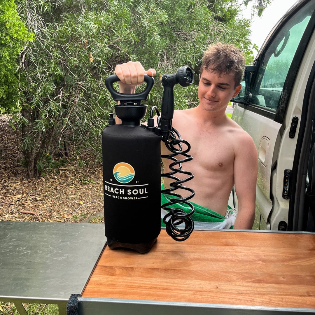 Portable Shower Tank Clip